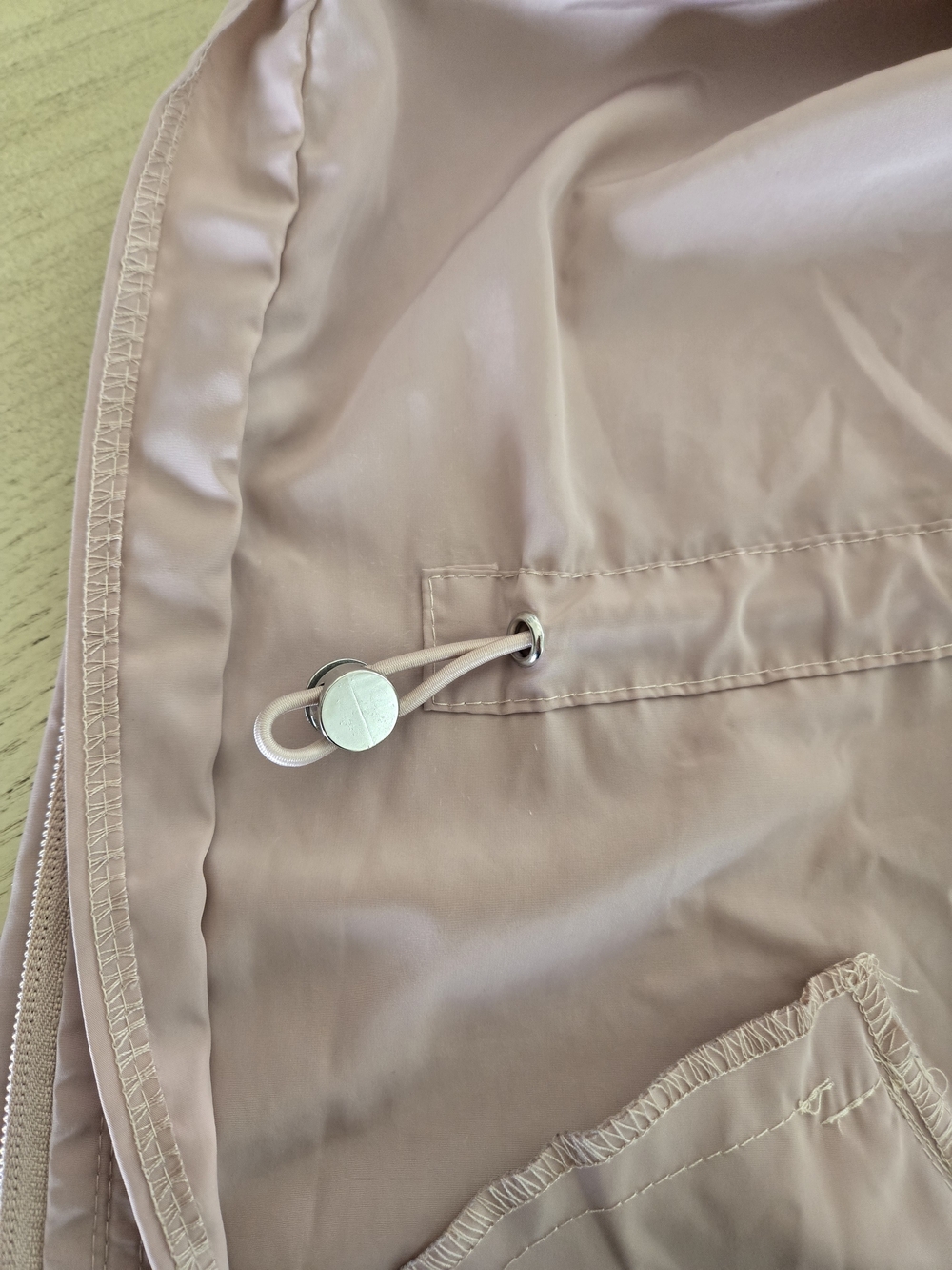 26 International Light Pink Hooded Utility Jacket - Picture 5 of 7